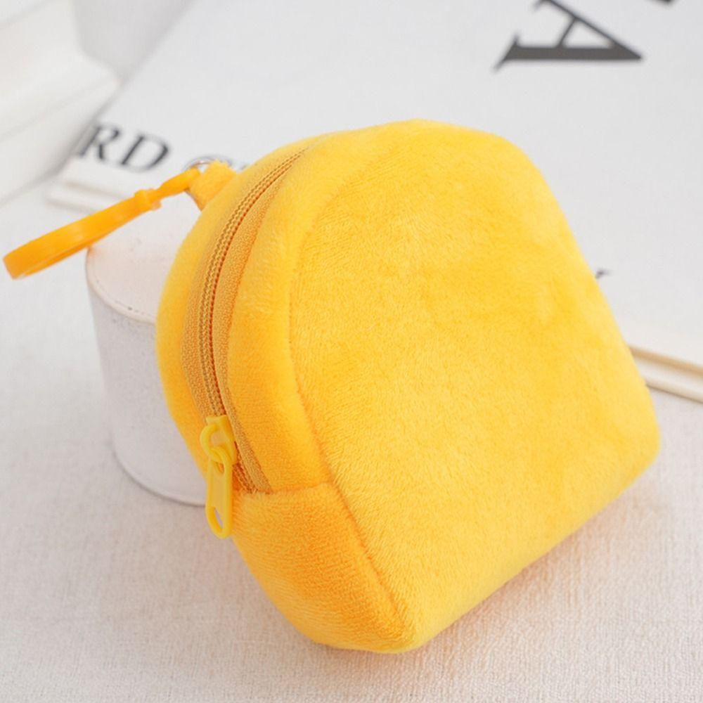 CPINCP 1 Cái Túi Đựng Tiền Xu, Móc Khóa Màu Nguyên Chất Schoolbag Ví Đựng Tiền Xu, Kawaii Sang Trọng Túi Thẻ ID Kẹo Ví Dễ Thương Cho Nữ