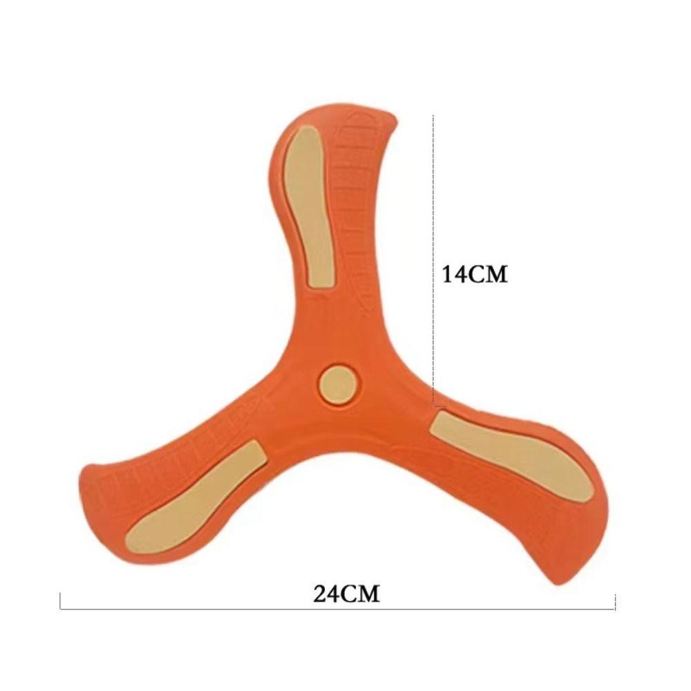 Đĩa bay chéo ba lá SEYAWSON, Đồ chơi trẻ em Thể thao mềm Trẻ em Boomerang, Giáo dục sớm Tương tác Nhựa Spinner Ba lưỡi dành cho người lớn