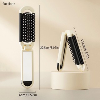 Lược gấp gọn đầu ,Hình cừu hoặc nơ kèm gương tiện lợi 2in1