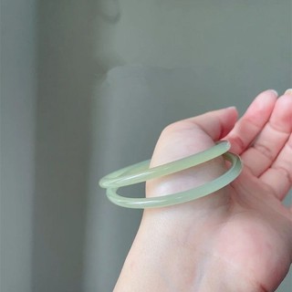 Vòng Đeo Tay Họa Tiết Hoa Hồng Ngọc Bích Thanh Lịch Đơn Giản Cho Nữ Vòng Tay Một Bước Đính Hạt Giả Ngọc Bích Phong Cách Mới