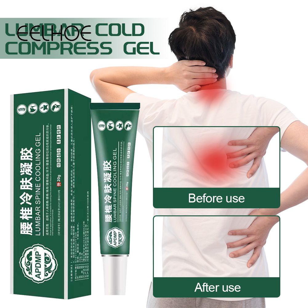 Ảnh EELHOE Thắt lưng Gel nén lạnh Apdmp Thoát vị đĩa đệm Căng cơ khớp Dây thần kinh tọa Sưng cột sống thắt lưng Gel đau đầu gối 1