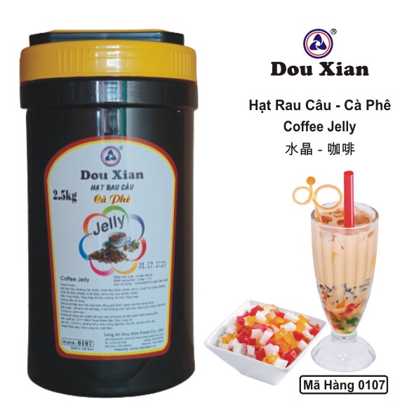 Hạt rau câu Douxian hộp 2.5kg