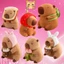 Gấu bông Capybara siêu mềm Búp Bê Nhồi Bông Mềm Mại Đáng Yêu, Mô Phỏng Capybara