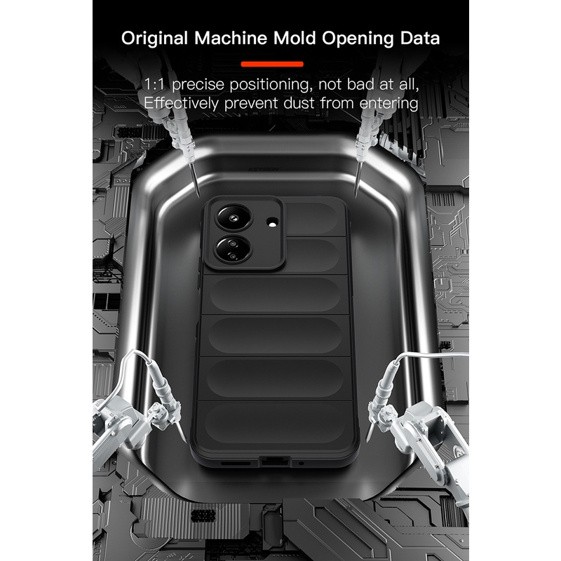 Dành Cho Xiaomi Redmi 13C 13R 13 14C 14R 15C 15A 15 5G Da Thân Thiện Sang Trọng TPU Chống Sốc Ốp lưng Ốp Lưng