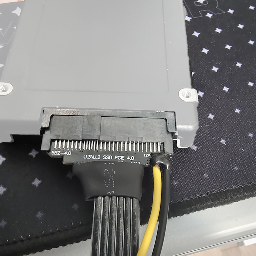 Cáp chuyển đổi SSD JMT M.2 sang U.2 / U.3 có thẻ nâng PCI-E 4.0 Gen4 Bộ nguồn SATA cho NVME 2230 2242 2260 2280 SSD