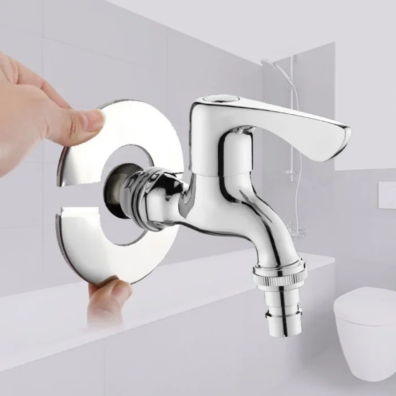 Vỏ Bọc Ống Nước Bằng Thép Không Gỉ Mạ Chrome Tự Dính Tiện Dụng