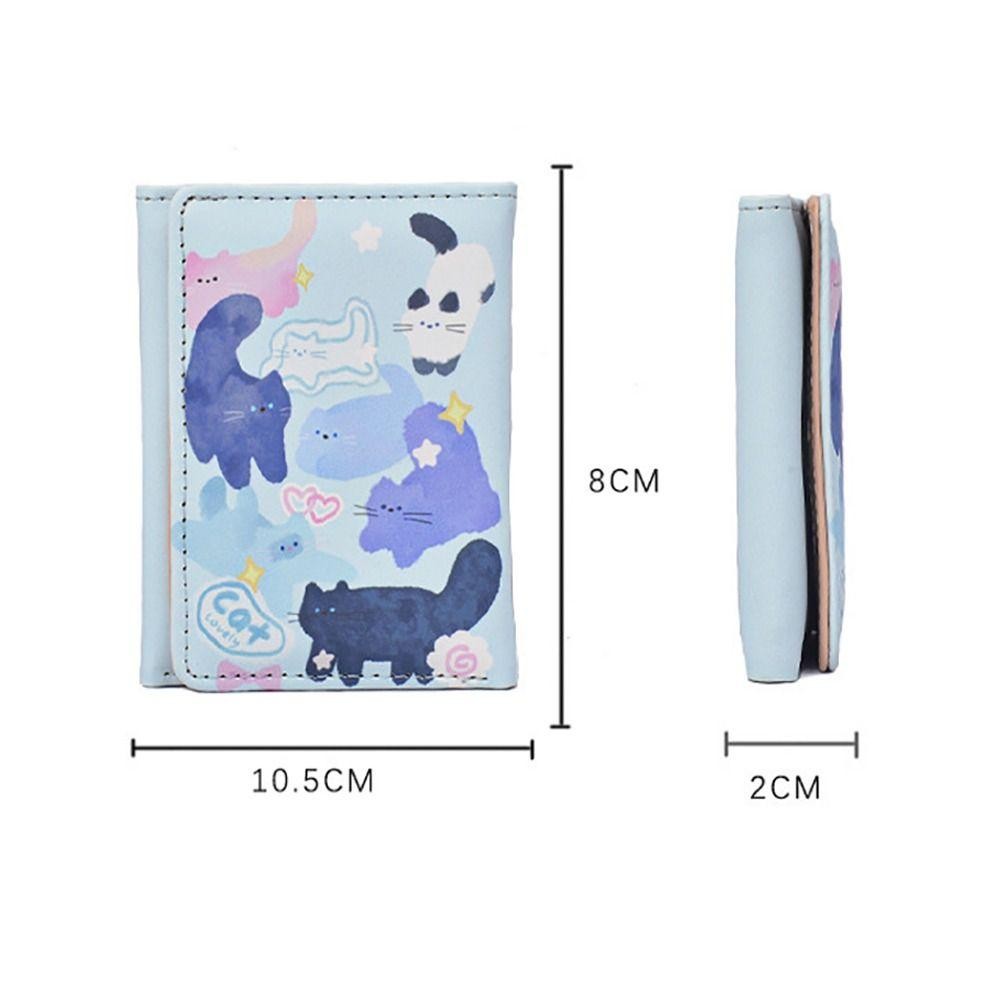 Hobbyin 3 Gấp Ví, 1 Photo Bits Da Ngắn Gấp Ví, Di Động 7 Khe Cắm Thẻ 1 Khe Cắm Tiền Giấy Tiền Xu Ví Quà Tặng