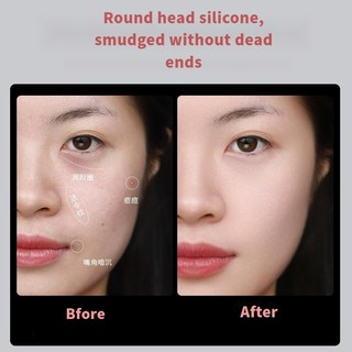 Gecomo Cọ Tô Son Môi Đầu Tròn mini Bằng Silicon Mềm Tiện Dụng