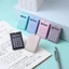 Máy tính mini GETVOW, Máy tính khoa học hiển thị 8 chữ số mini, Pin di động Hình bánh quy Máy tính học sinh Quà tặng học sinh