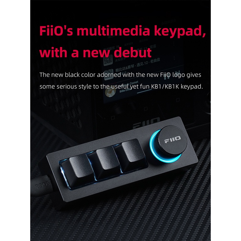 Fiio Bàn Phím Cơ kb1 kb1k Có Nhạc Chất Lượng Cao