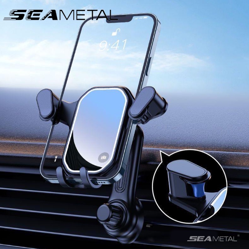 SEAMETAL Giá Đỡ Điện Thoại Gắn Xe Hơi Xoay 360° Điều Chỉnh Tiện Dụng