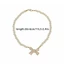 Unstop * Vòng cổ mặt dây chuyền nơ thanh lịch Dây chuyền ngọc trai Vòng cổ cổ thời trang Choker