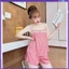 Đồ ngủ 2 dây bộ nữ quần đùi mặc nhà vải lụa Latin freesize 54kg - cn89