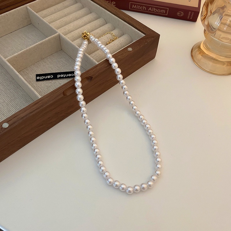 Vòng Cổ Chuỗi Hạt Hình Học Thiết Kế Tối Giản Vintage Thanh Lịch Văn Nghệ Phụ Kiện Nữ Tính Cá Tính Độc Đáo