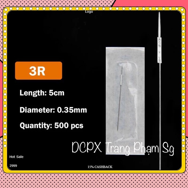 Kim 3 Tròn Phổ Thông Cho Máy Rồng, IDM, Gù, Giansun | Máy Xăm Thẩm Mỹ