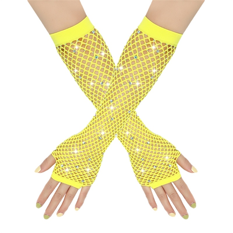 Zyaruko Găng Tay Lưới Cá Blingbling - Phụ Kiện Dự Tiệc