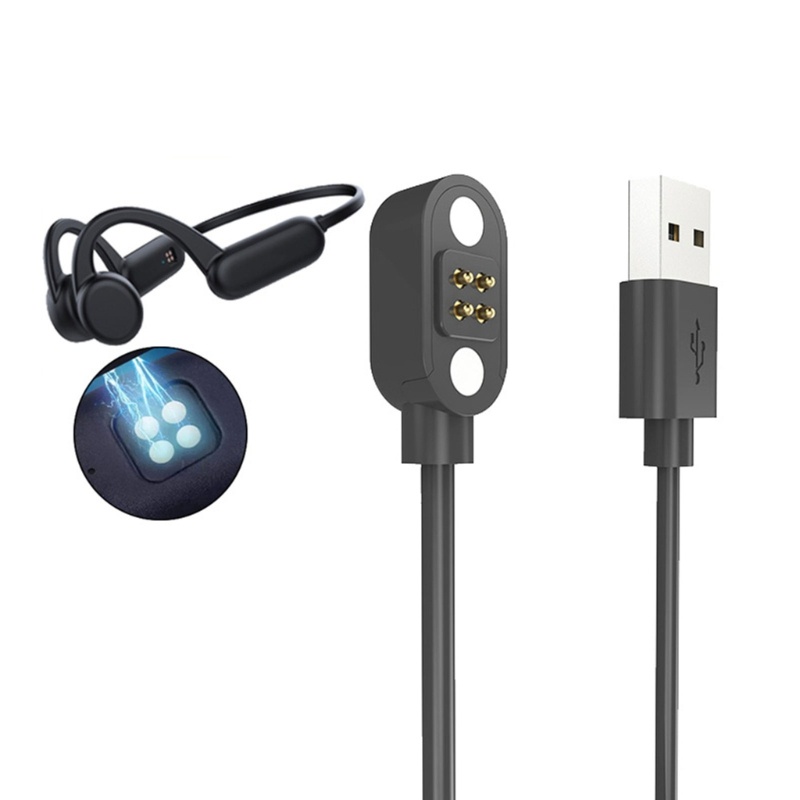 Shas Dây Sạc Bộ Chuyển Đổi Nguồn Thích Hợp Cho Tai Nghe YUANS X18 Pro X8 X7 Từ Tính Cáp Sạc Nhanh Dock Chân Đế Sta