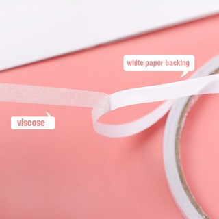 Băng keo hai mặt cường độ cao 6mm x 9m, Băng thủ công dính chắc chắn cho DIY / Văn phòng / Gia đình, Trong suốt Không có cặn