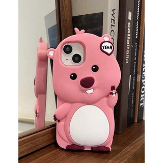 Dễ Thương Ốp Điện Thoại Silicon Mềm Chống Sốc Hình Bánh Quy Màu Hồng Cho iphone15 14 13 12 11 pro max ixr