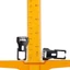 NOTE1 10 chiếc Giá đỡ lò xo đèn nền, Kẹp lò xo đèn bảng bạc 45mm, Phụ kiện chiếu sáng âm trần bằng thép cán nguội 15mm di động dành cho thợ điện