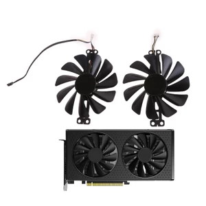 Quạt làm mát thẻ đồ họa Niki Thay thế máy làm mát thẻ Video chơi game FY010010M12LPA FDC10U12S9-C cho XFX Radeon RX6600 66