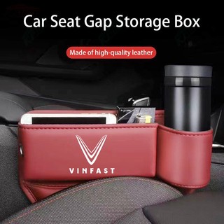 Túi Da pu Đựng Đồ Gắn Khe Hở Ghế Ngồi Xe Hơi Cho vinfast lux a fadil president sa vf e34