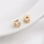 Miếng Đệm Hạt Miếng Đệm Màu Mạnh Mẽ Giữ 14K Mạ Vàng Micro-Dát Zircon Bánh Xe Lỗ Lớn Con Đường Qua Lỗ Eo Nhỏ Tự Làm Phụ Kiện Trang Sức