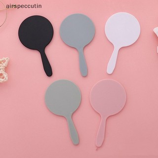 Airspeccutin Gương Trang Điểm Cầm Tay Hình Tròn Có Tay Cầm Tiện Lợi