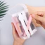 Túi Lưới Đựng Mỹ Phẩm / Thẻ ID Hình Vuông Mini Trong Suốt Có Tay Cầm Tiện Dụng