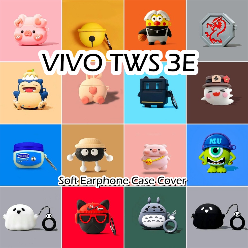 VIVO [Ngôi sao tương lai] Dành cho VIVOTWS 3E Dòng phim hoạt hình chống rơi Vỏ tai nghe silicon mềm Vỏ bọc NO.2