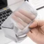 Túi lưu trữ lưới vuông EBINLANDS, Ví đựng tiền xu có dây kéo mini nhẹ dung tích lớn, Túi giặt mini thoáng khí Văn phòng phẩm