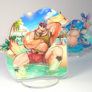 Mô Hình Standee Furry KAMUI - Tokyo Afterschool Summoners - nhựa Mica 14cm