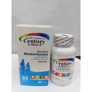 Century A Thru Z Multivitamin Adults (60 viên), bổ sung vitamin và khoáng chất.