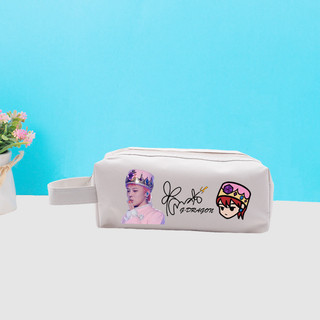 GC9 BIGBANG GD G-DRAGON POWER Pencil Case Pen Storage Bag Dung Tích Lớn Sinh Viên Vải Văn Phòng Phẩm Túi CG9