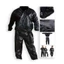 Bộ đồ xông hơi ESSENCEH, Bộ đồ tập thể dục hạng nặng S-4XL, Áo hoodie chống rách Giảm cân Thể dục đốt calo Bộ đồ xông hơi Phòng tập thể dục