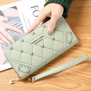 Ví Cầm Tay Dáng Dài Nhiều Ngăn Phong Cách Hàn Quốc Sang Trọng hytaco vdct06