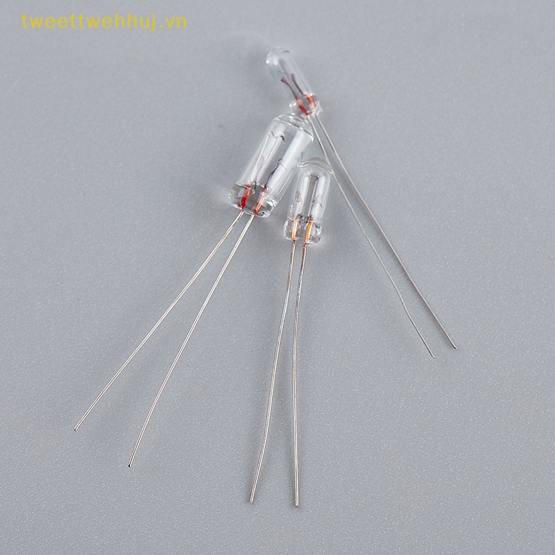 Bộ 10 bóng đèn sợi đốt 3 / 4 / 5mm 3 / 6 / 12 / 24v