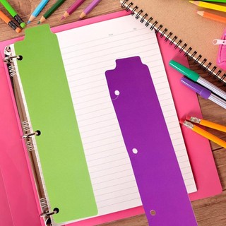 Bộ chia chất kết dính RISEDOT, Dấu trang bằng nhựa đầy màu sắc, 5 chiếc Notebook Mini 3 vòng Index Bộ chia văn phòng