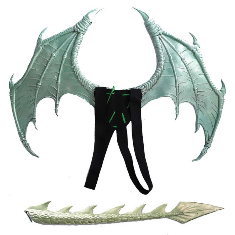 Jenniferab Đuôi Rồng Halloween Rồng Trang Phục Hóa Trang Cho Bé Trai Cô Gái Halloween Cosplay