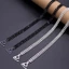NICOLOO 1 Cặp Dây Đeo Vai Áo Ngực, Dây Đeo Áo Ngực Kim Cương Giả Màu Bạc, Pha Lê Gợi Cảm Cho Nữ Phụ Kiện Đeo Vai Thanh Lịch