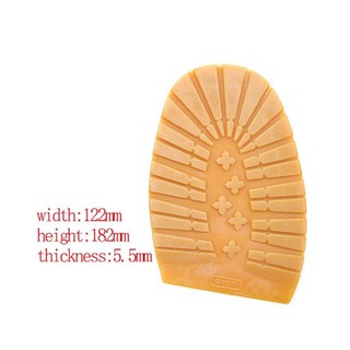 METALWRK 1 Cặp Miếng Dán Thảm Giày, Miếng Giày Cao Su Tự Dính Chống Mài Mòn, Đế Ngoài Thay Thế DIY Miếng Dán Đế Dày Chống Trơn Trượt