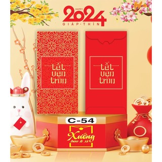 100 BAO LÌ XÌ ĐỦ MẪU HOA KHAI PHÚ QUÝ, bao lì xì tết