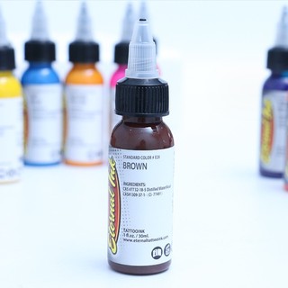 -(MẪU MỚI) Mực tập Eternal 30ml mẫu mới nhất chuyên dụng cho luyện tập xăm body và phun xăm thẩm mĩ