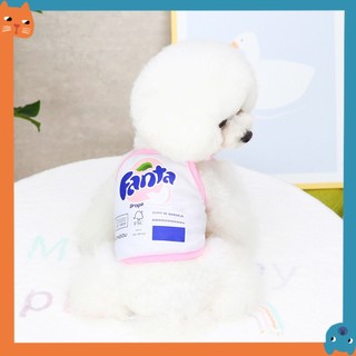 Mới Thú Cưng Soda Quần Áo Chó Sling Quần Áo Thú Cưng Quần Áo Chó Xuân Hè Quần Áo Mèo Quần Áo Thú Cưng