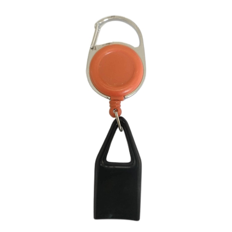 Retractable Lighter Holder Keychain Portable Silicone Lighter Leash Single Clip