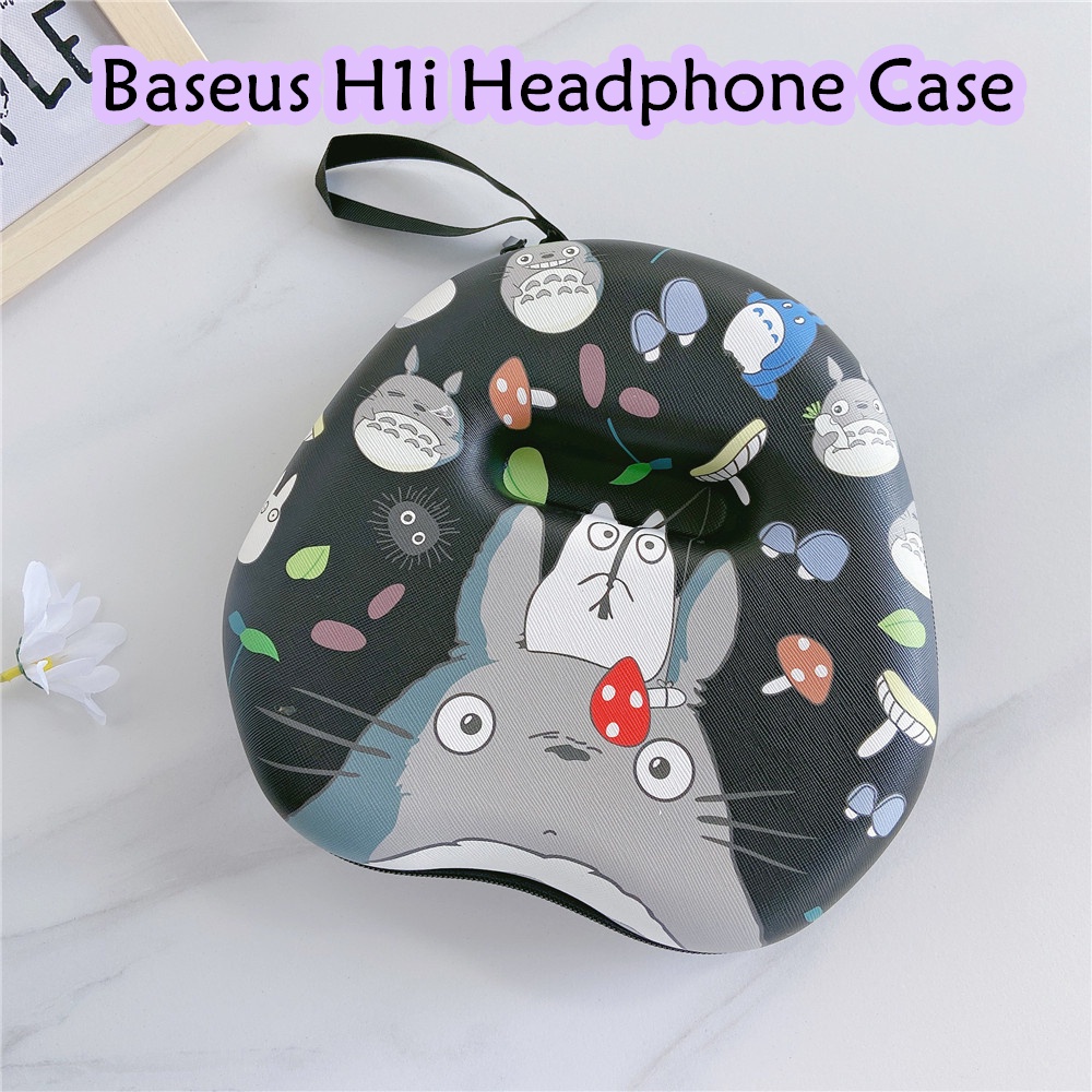 [Ngôi sao tương lai] Dành cho vỏ tai nghe Baseus H1i Hành động trực tiếp Tai nghe họa tiết hoạt hình dễ thương Tai nghe Earpads Túi lưu trữ Hộp đựng