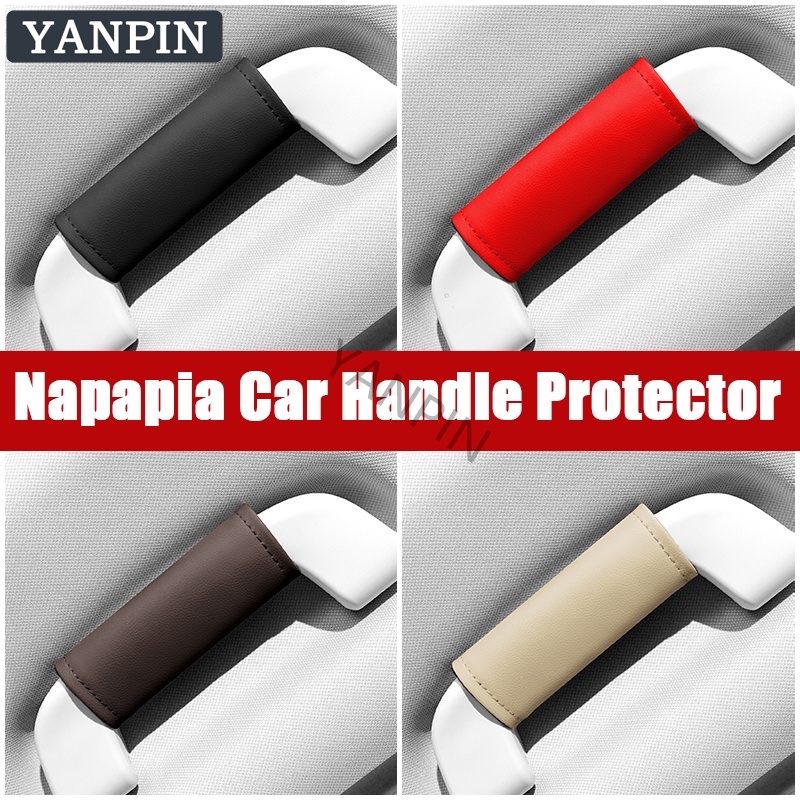 1 Vỏ Da Bọc Tay Cầm Xe Hơi napa