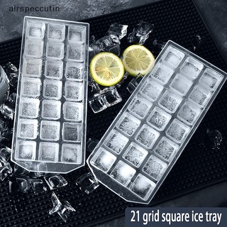 Airspecutin 1Pc 21 Lưới Làm Dày Khuôn Nhựa DIY Có Thể Tái Sử Dụng Whisky Khay Đá Khuôn EN