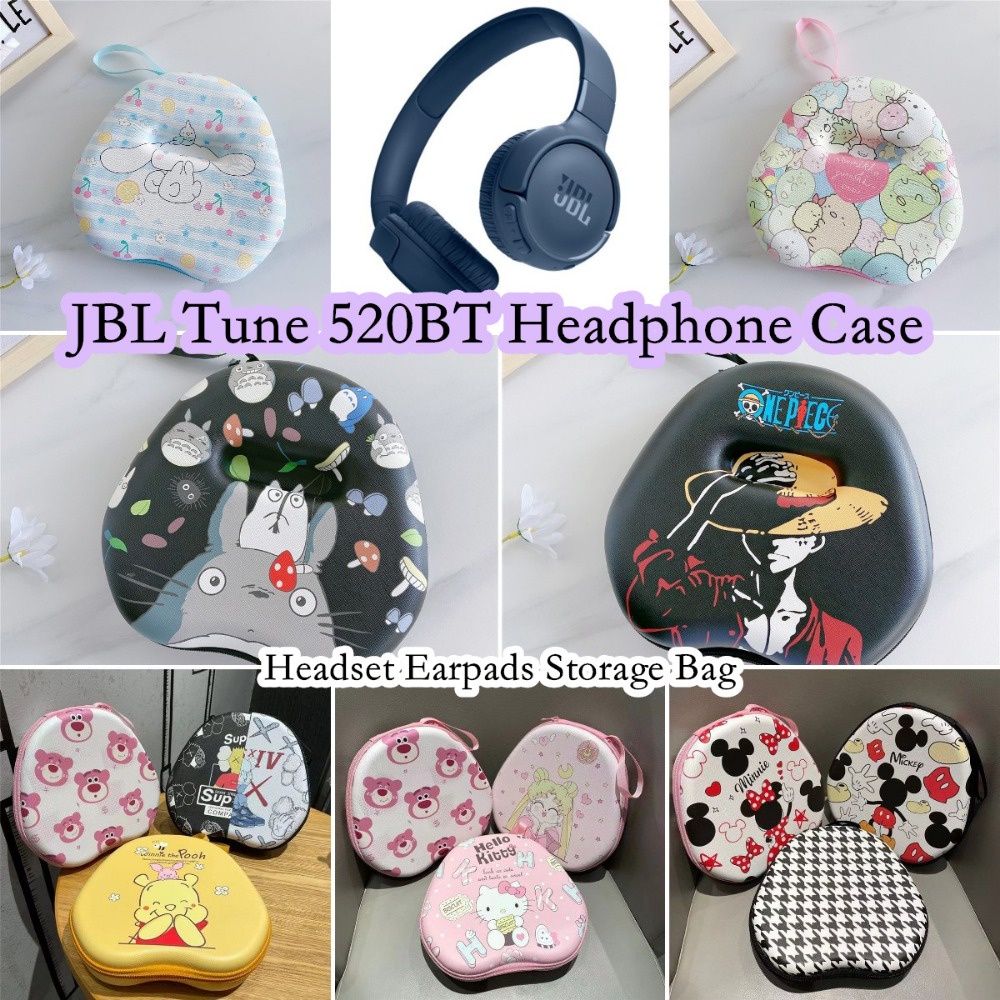 [Ngôi sao tương lai] Dành cho hộp đựng tai nghe JBL TUNE 520BT Phim hoạt hình vui nhộn Tai nghe Earpads Túi lưu trữ Hộp đựng