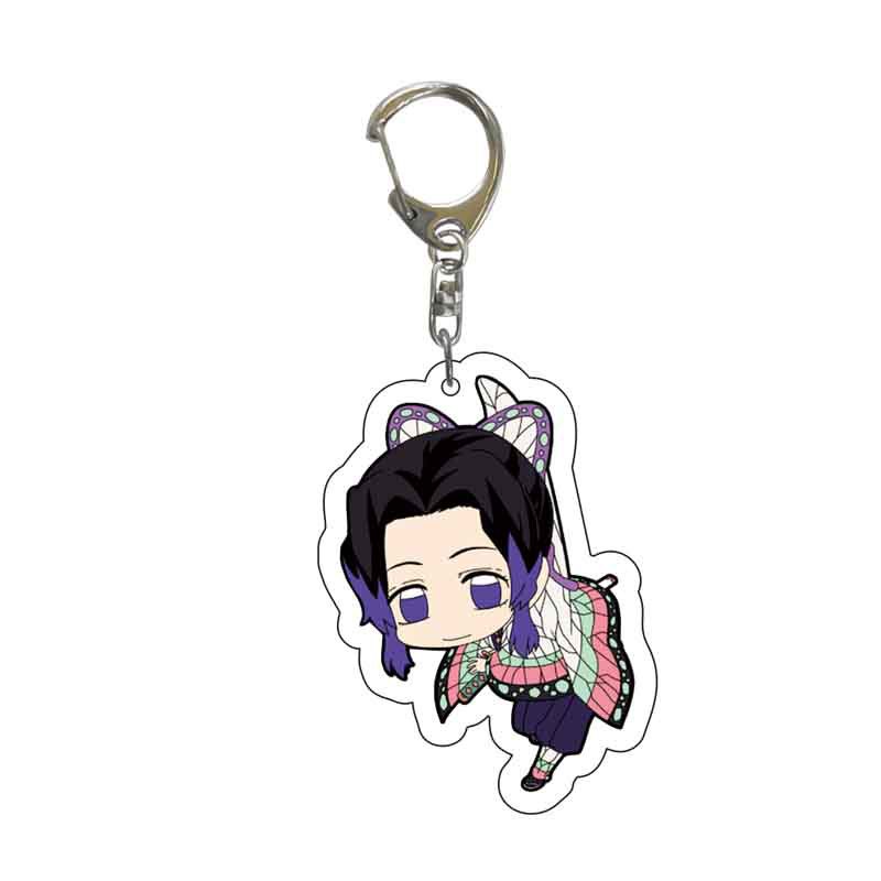 Kẻ giết quỷ: Kimetsu no Yaiba móc chìa khóa xuyên biên giới nhân vật ngoại vi nhân vật ngoại vi acrylic mặt dây chuyền c